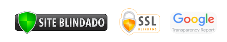 Selos de Segurança - Site Blindado, SSL Blindado, Google Transparency Report